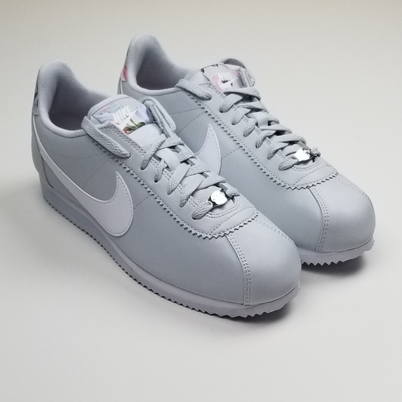 white cortez shoes